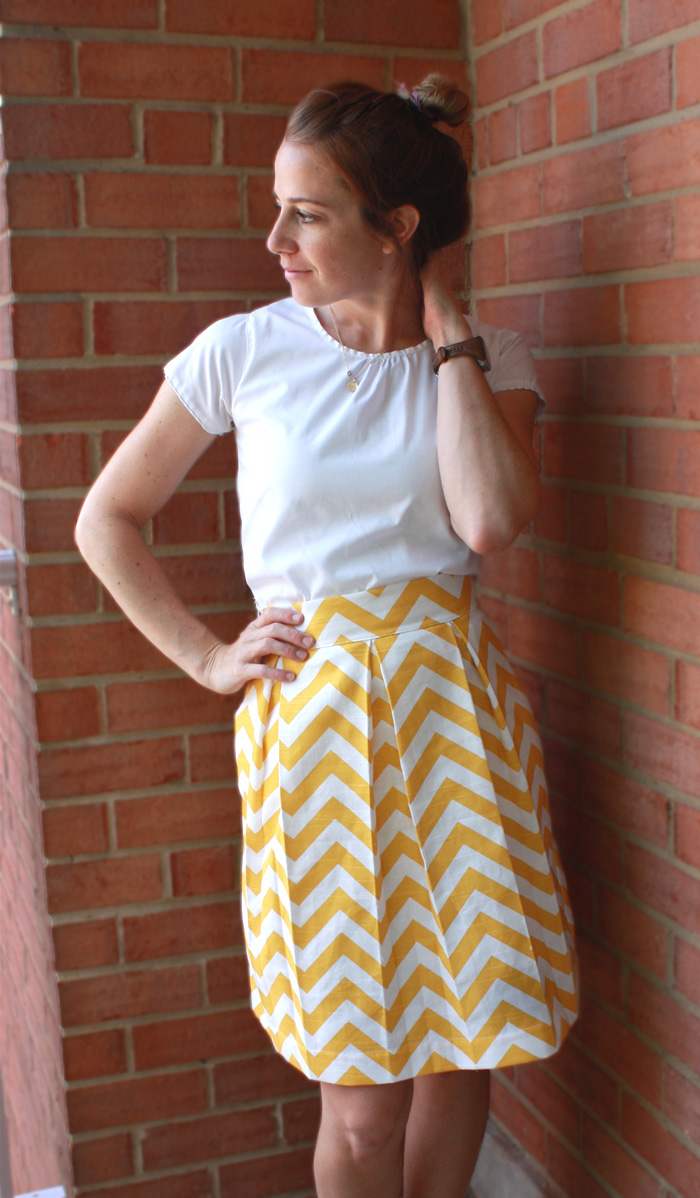 DIY: Perfect Box Pleat Skirt - Live Free Creative Co