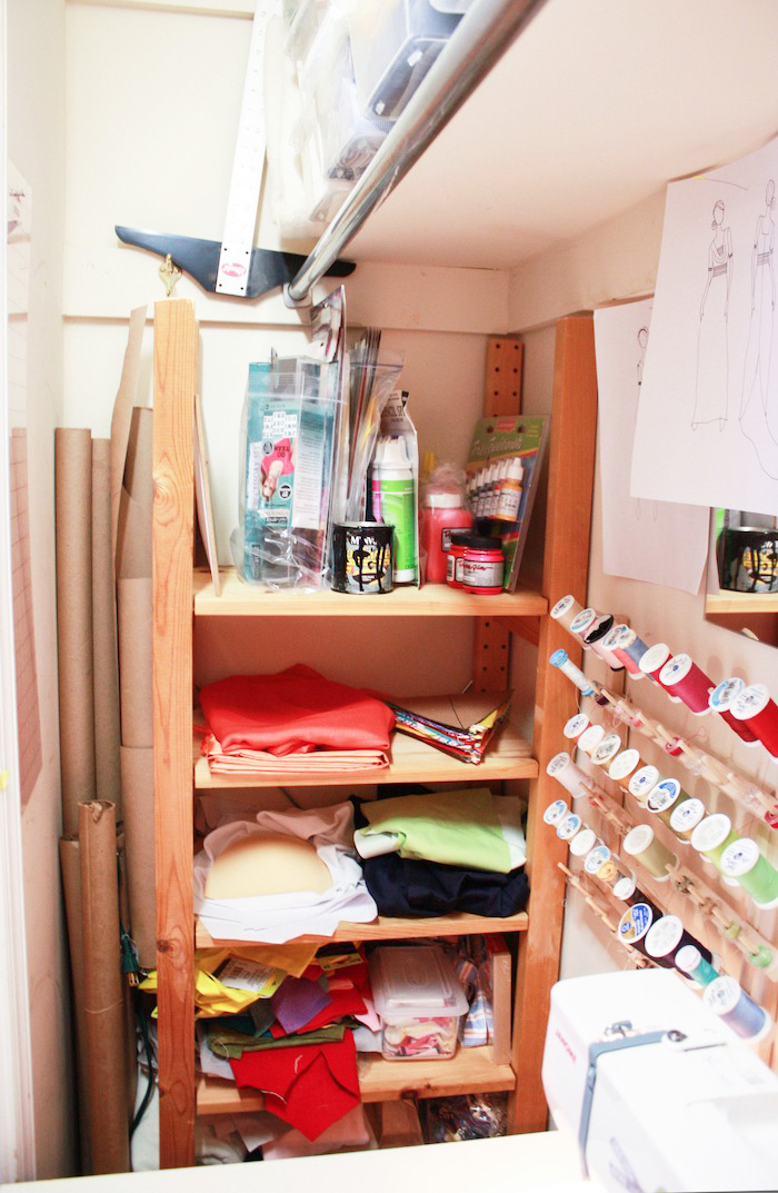 I converted a closet to a standup sewing station : r/sewing