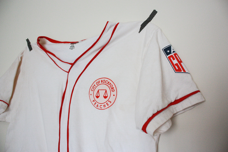 A League Of Their Own Child Jimmy Baseball Uniform Costume