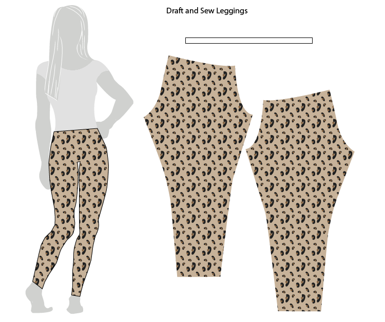 Draft and Sew Leggings - One Little Minute Blog - Great Simple Tutorial-09