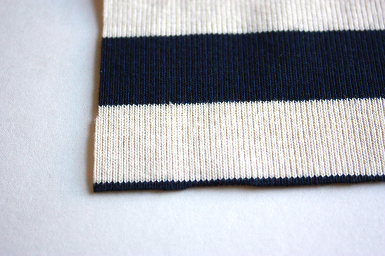Knit Fabric Overview - One Little Minute Blog - Interlock right side