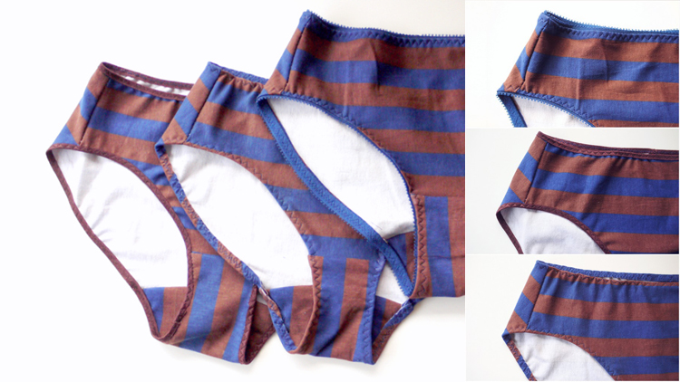 Knit Undies by Very Purple Person- Stretch Yourself at One Little Minute Blog
