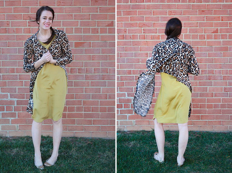 Leopard Wrap Cardigan-One Little Minute Blog- Alt Wardrobe
