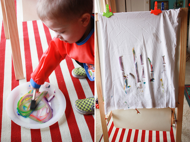 Artist Tee Shirt - One Little Minute Blog-Fun for Toddlers!