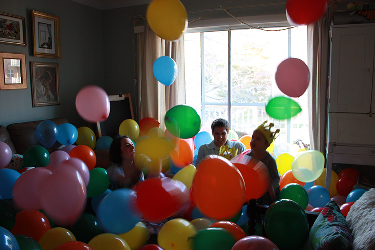 Becoming Thirty Birthday Balloons-One Little Minute BLog