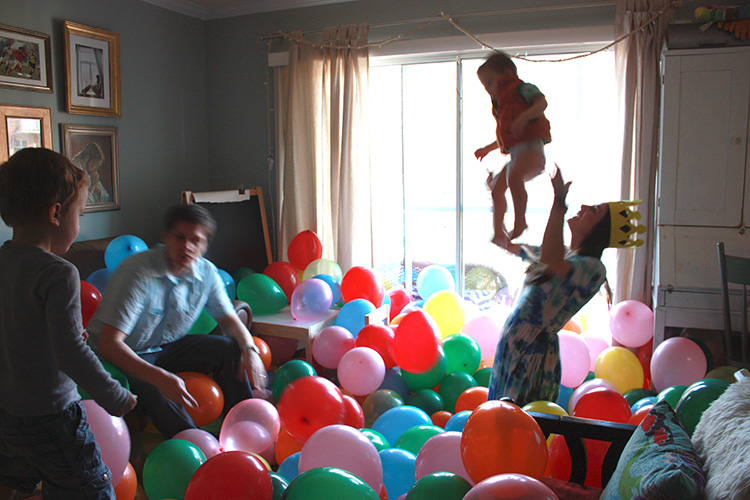 Birthday Balloon Room Party! One Little Minute Blog