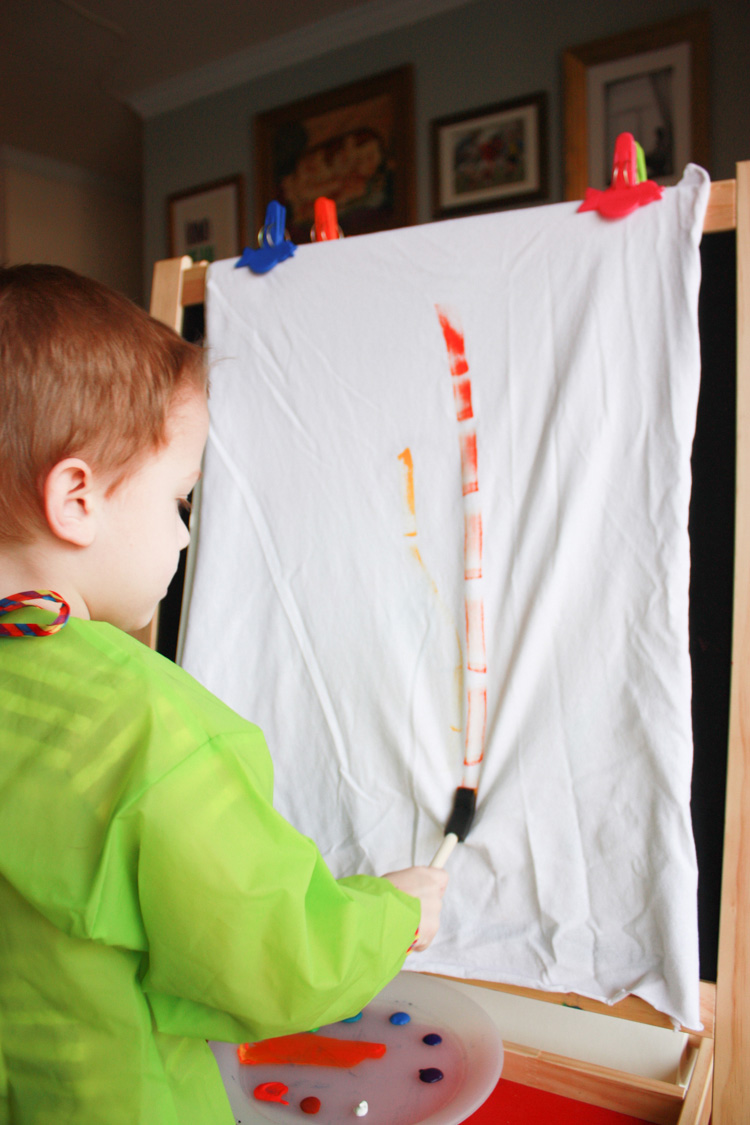 Kid's Artist Tee-One Little Minute Blog