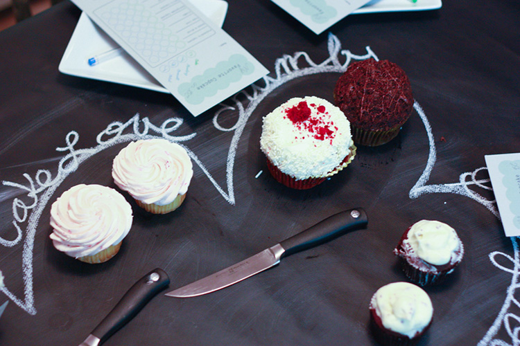 One Little Minute Blog-Cupcake Shop Tasting Party