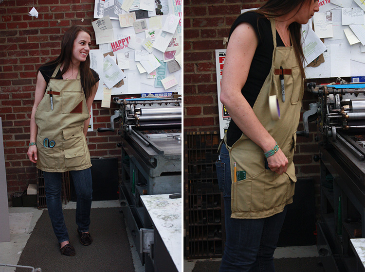 Red Clouds Collective-Tool Apron-OneLittleMinuteBlog