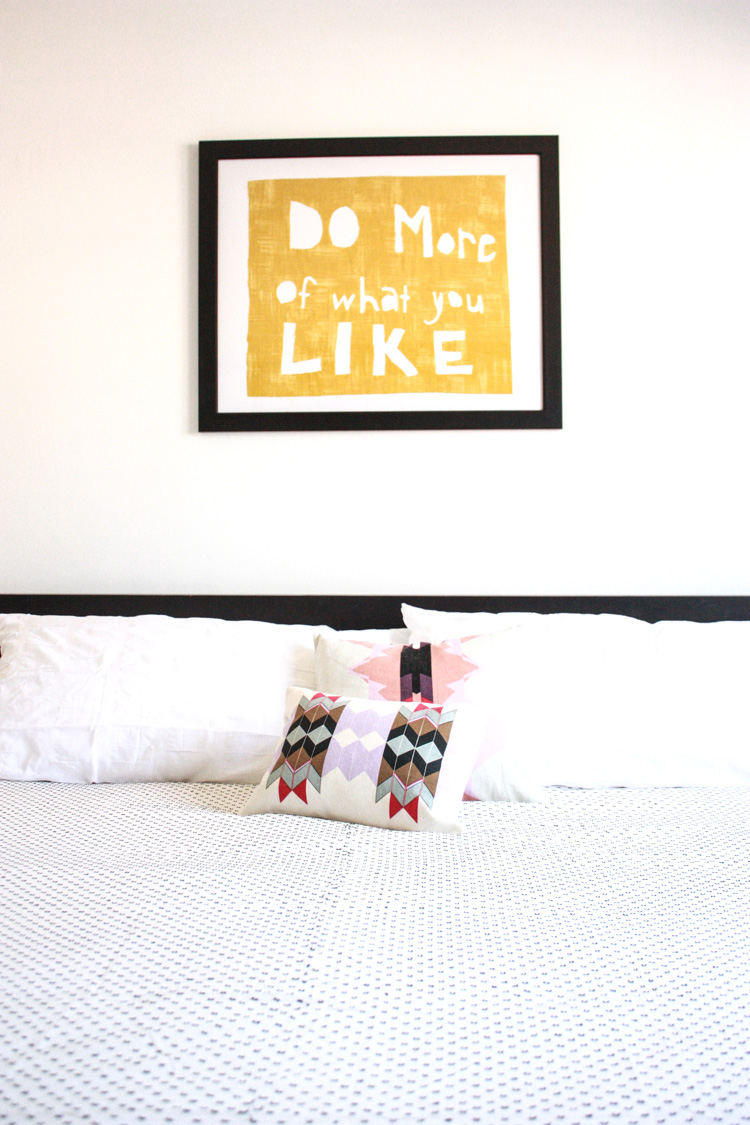 Simple Bedroom Redo-DO more of what you LIKE- One Little Minute Blog-16