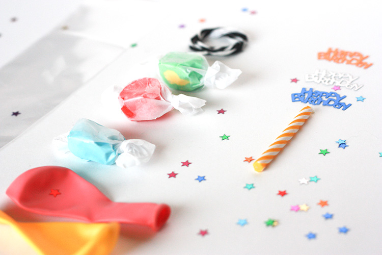 One Little Minute Blog-Birthday in a Bag Favor