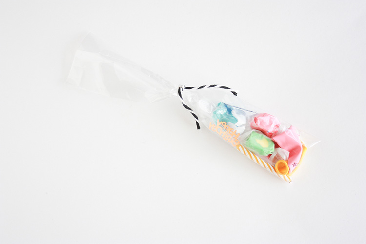 One Little Minute Blog-Birthday in a bag party favor