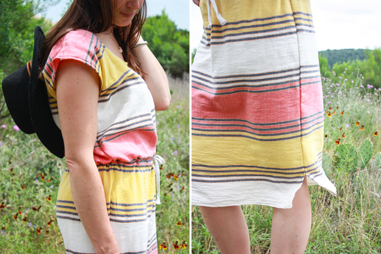 A Texas Summer Drawstring-Waist Box Dress - Live Free Creative Co