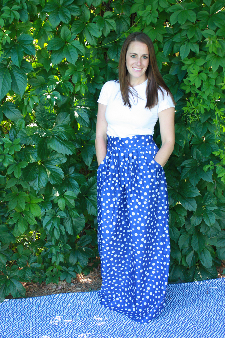 Gleeful Pleated Maxi Skirt-One Little Minute Blog-20