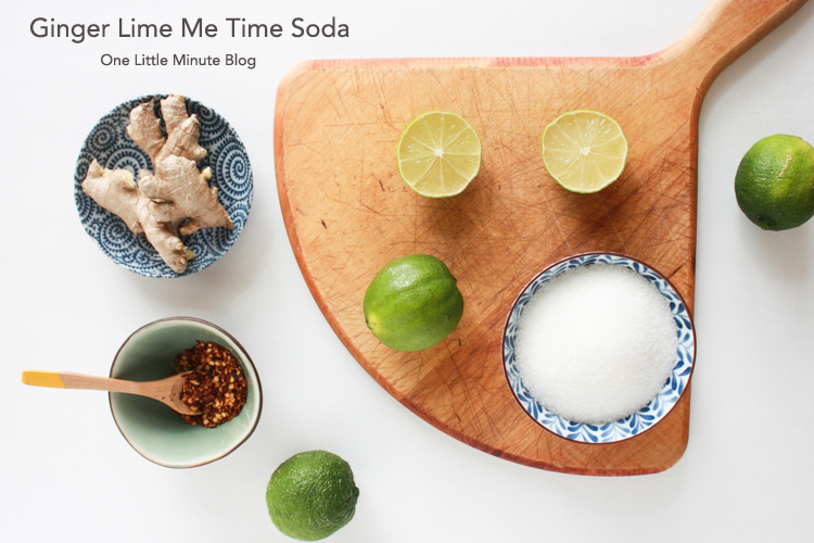 Ginger Lime Me Time Soda- One Little Minute Blog-2