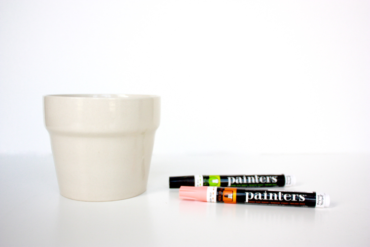 DIY Face Plant Pot -One Little Minute Blog-1