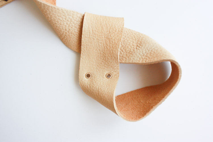 Leather Blanket Strap DIY-One Little Minute Blog-16