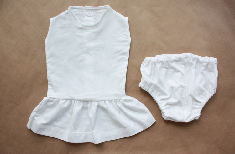 baby white dress shirt