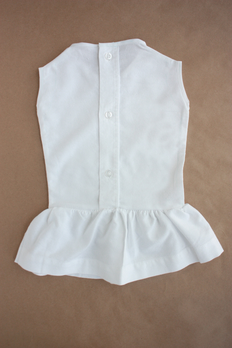 Men's Button Up to Baby's Button Back Dress -One Little Minute Blog-4