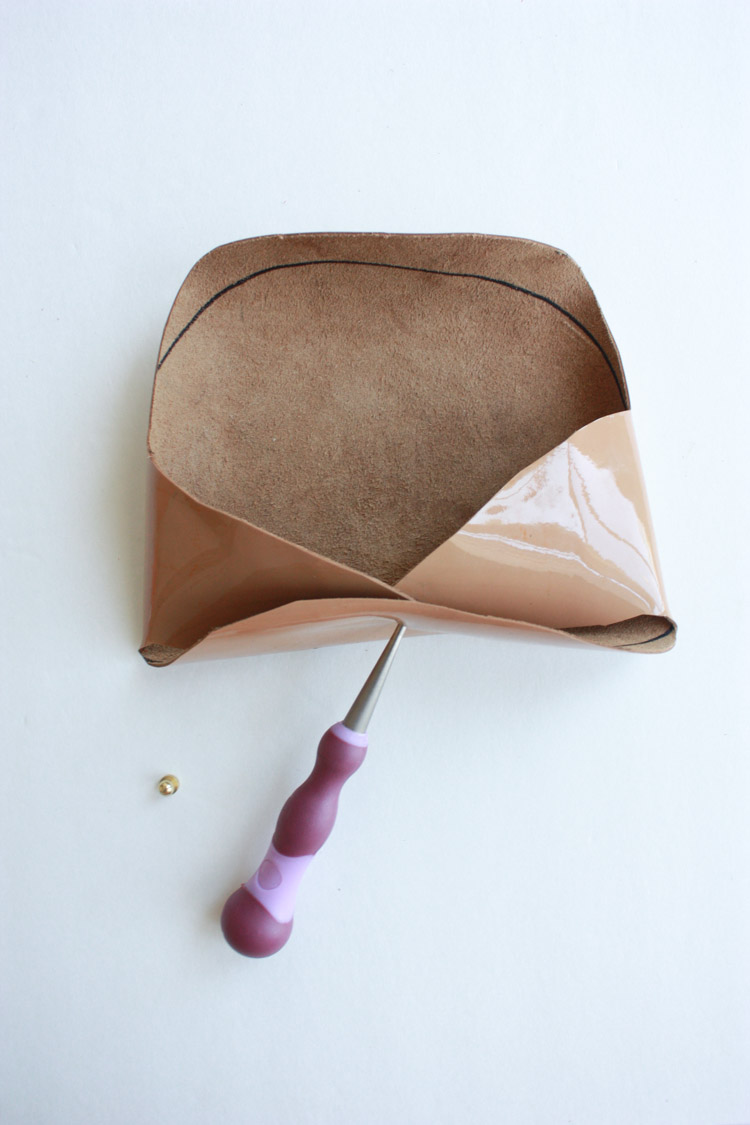 No Sew Leather Glasses Case-One Little Minute Blog-10