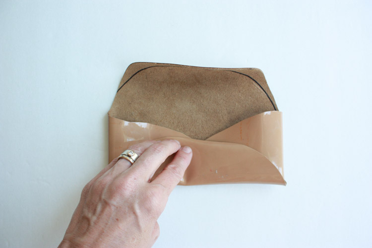 No Sew Leather Glasses Case-One Little Minute Blog-4