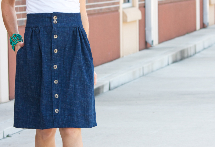 A-Line Pocket Skirt PDF Sewing Pattern — michellepatterns.com