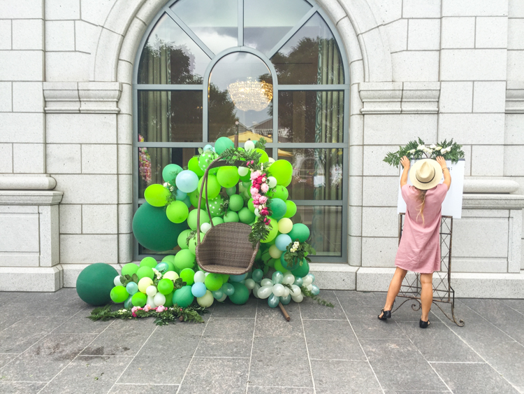 Balloon Basket Chair Backdrop-One Little Minute Blog-8