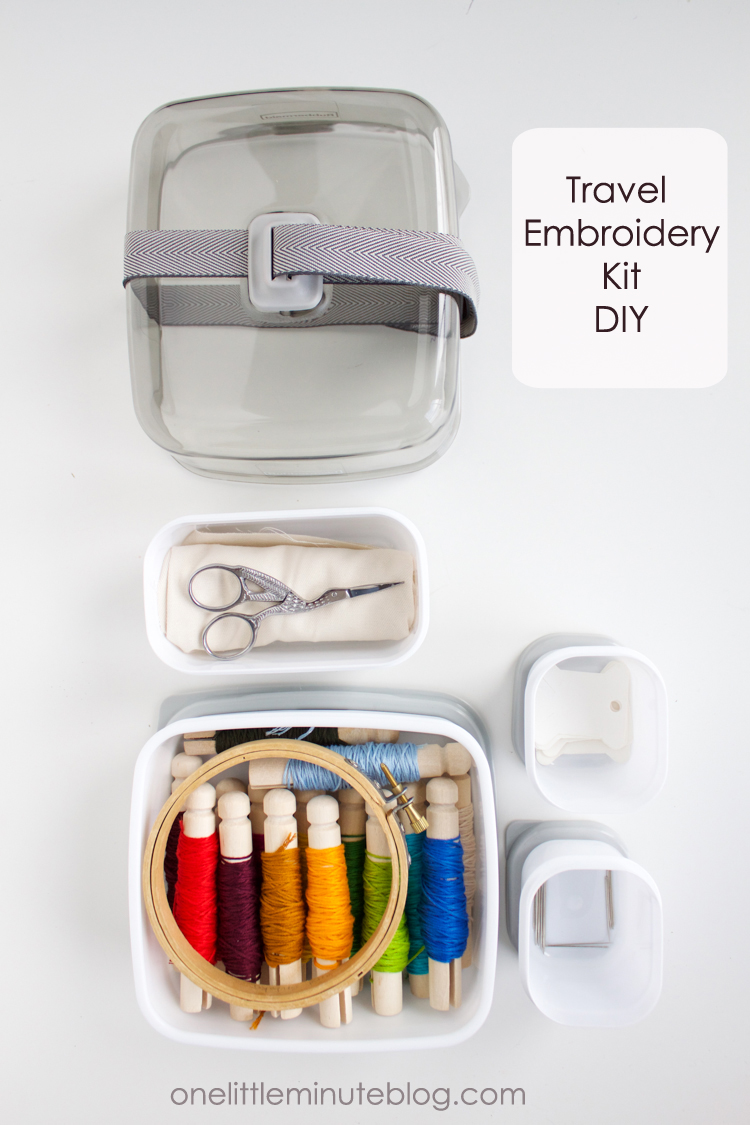 Travel Embroidery Kit- One Little Minute Blog-13