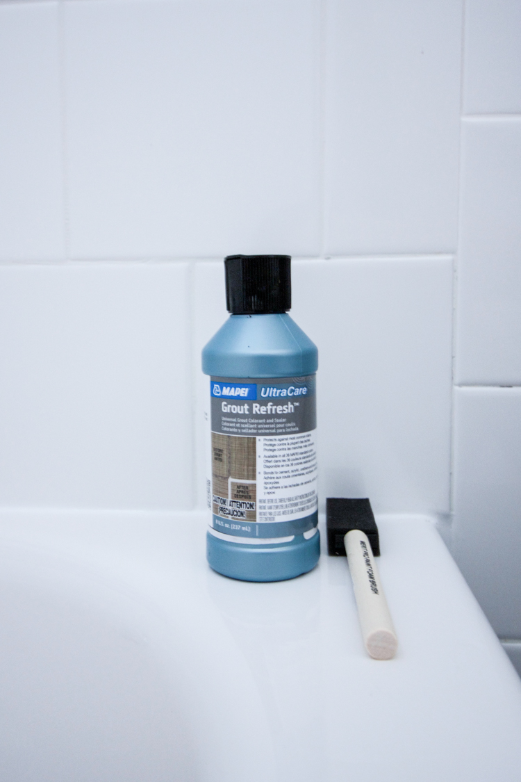 DIY Grout Staining- One Little Minute Blog-5