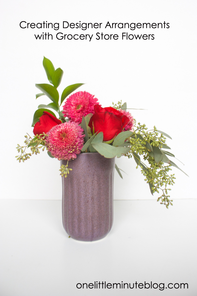 Grocery Store Flower Arrangement DIY-One Little Minute Blog-100