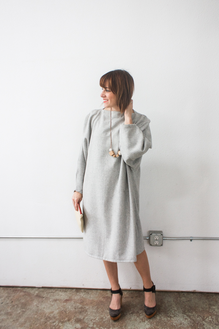 Vogue Inspired Dolman Dress-One Little Minute Blog-1