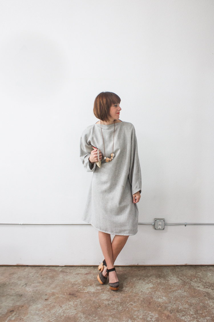 Minimal Dolman Dress DIY - Live Free Creative Co