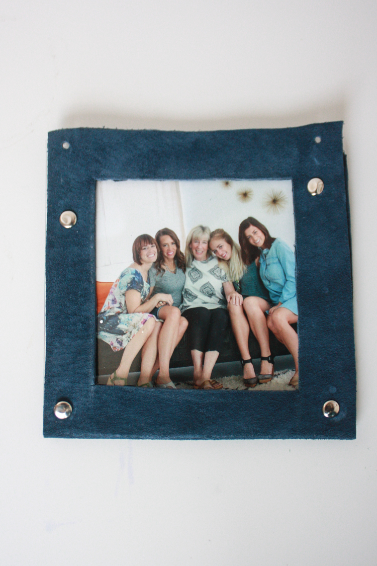 DIY Leather Pocket Frame- One Little Minute Blog-10