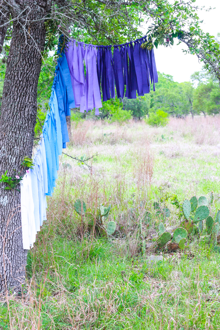 DIY Ombre Fabric Strip Banner- Miranda Anderson-3