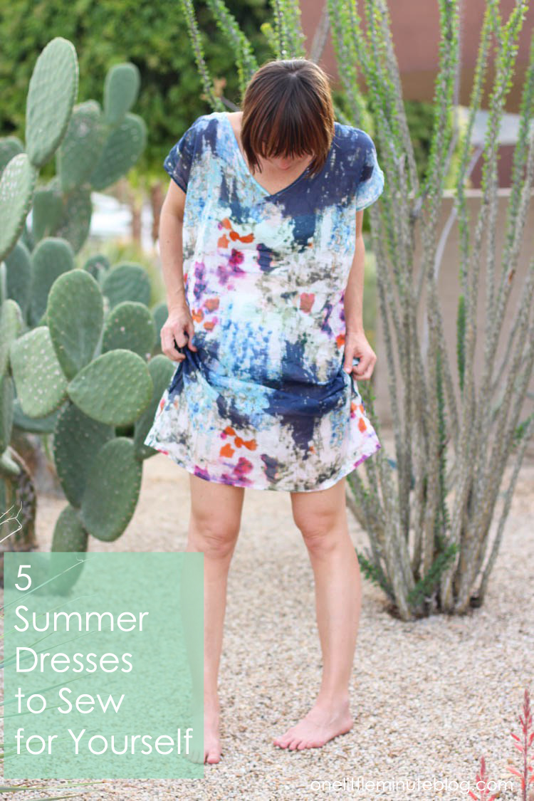 5 Summer Dresses to Sew for Yourself - One Little Minute Blog