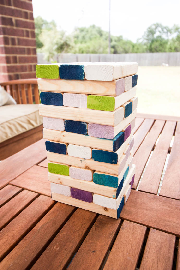 DIY Jenga - One Little Minute Blog-12