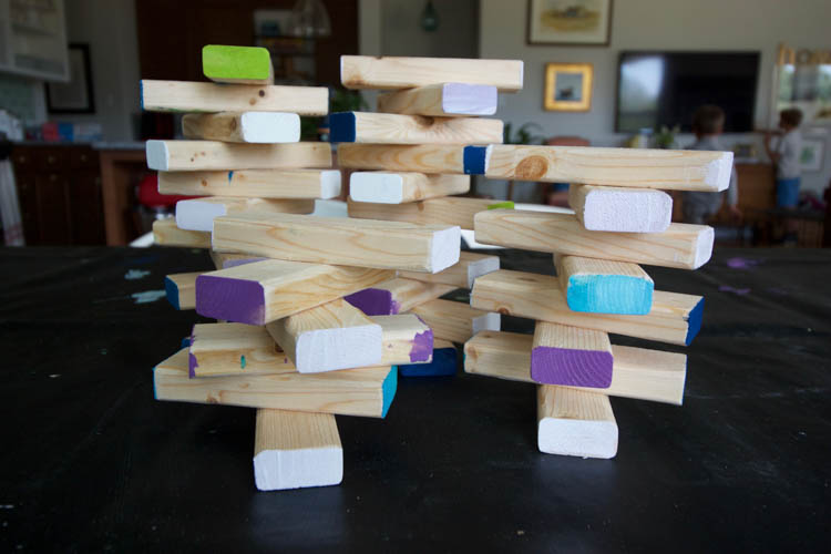 DIY Jenga - One Little Minute Blog-7