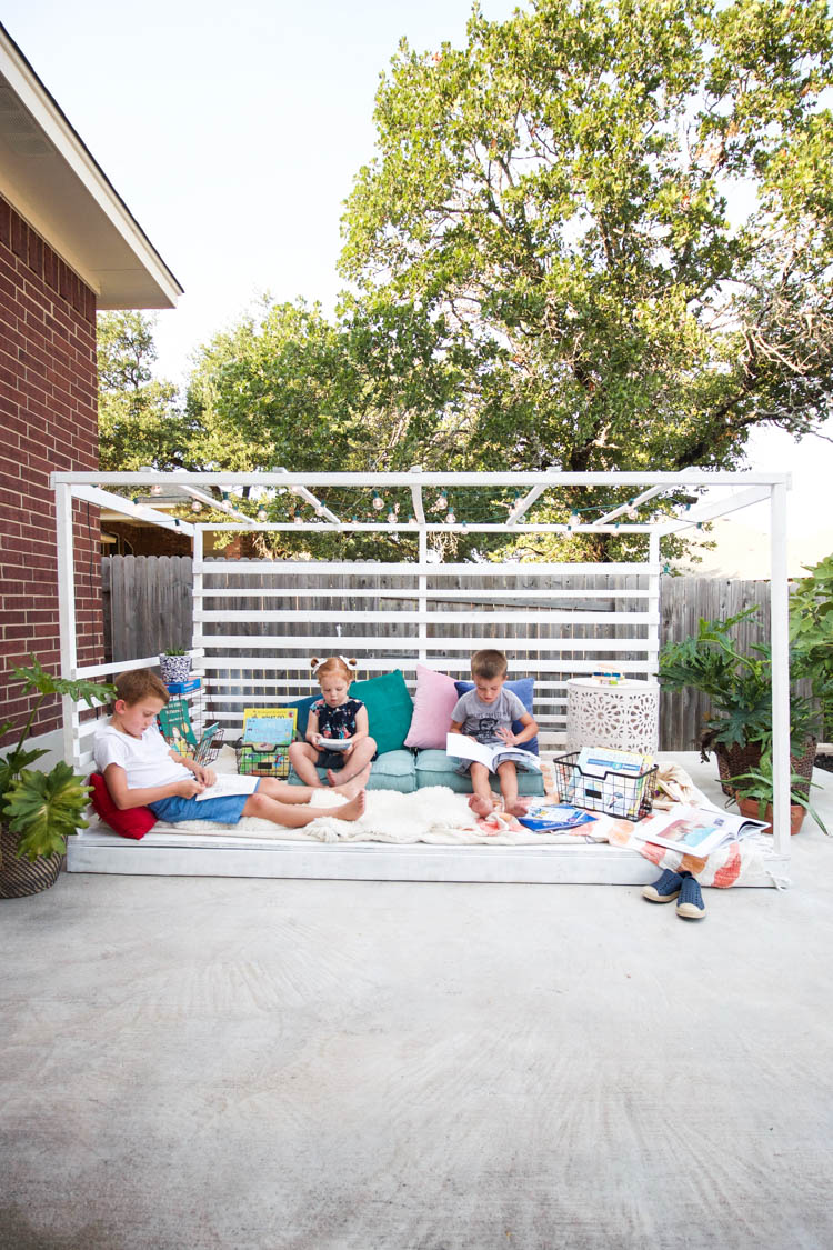 Outdoor Reading Nook - One Little Minute Blog-17