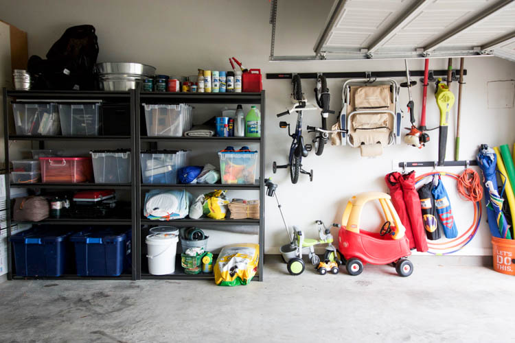 Garage Organization Tips - One Little Minute Blog