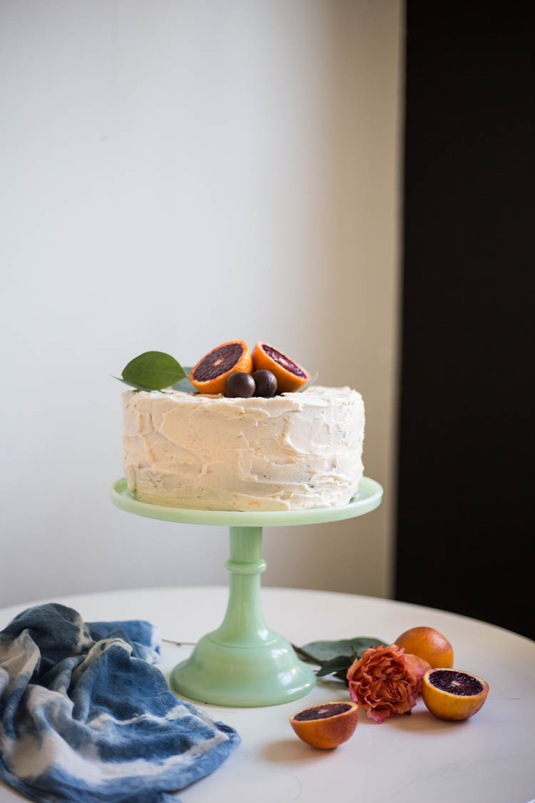 Blood Orange Chocolate Cake