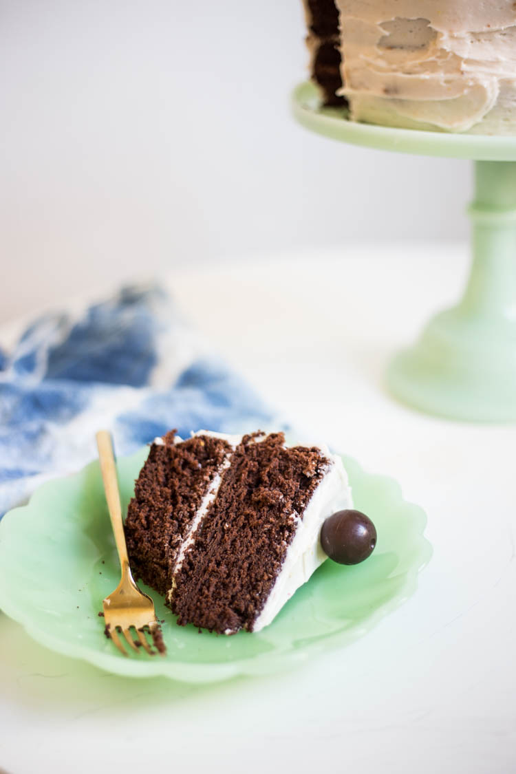 Blood Orange Chocolate Cake with Lindt Chocolate Truffles