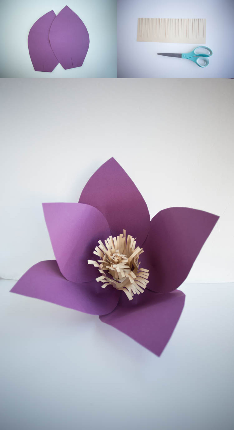 How to Make Giant Colorful Paper Flowers — Live Colorful