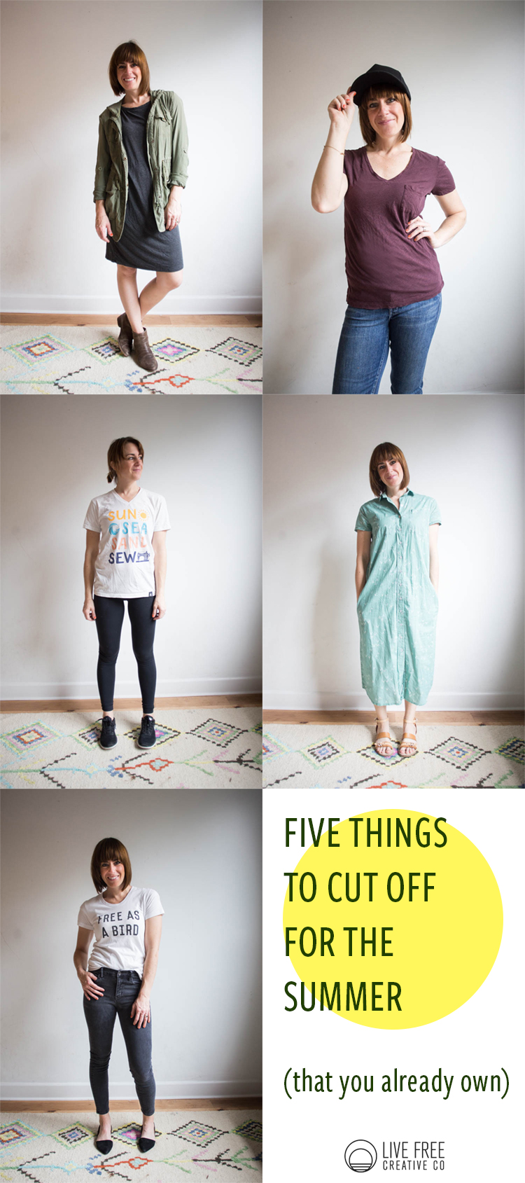 Five Things to Cut Off for the Summer - Live Free Creative Co