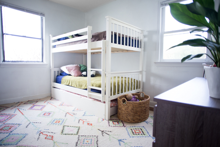 3 loft beds in one room