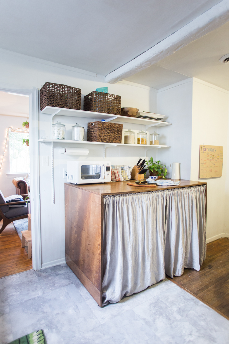 DIY Waterfall Butcher Block Washer & Dryer Counter — We The Dreamers