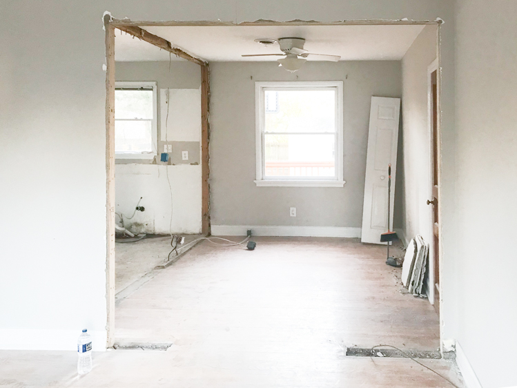 Opening Up A Load Bearing Wall To Let In The Light   Load Bearing Wall 1 