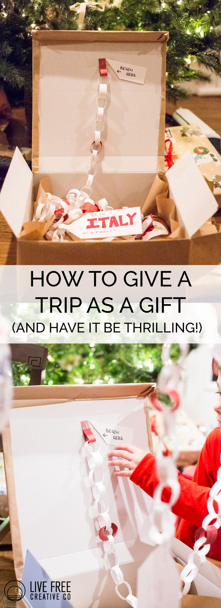 How to Give a Trip as a Gift in a Fun Way- Live Free ...