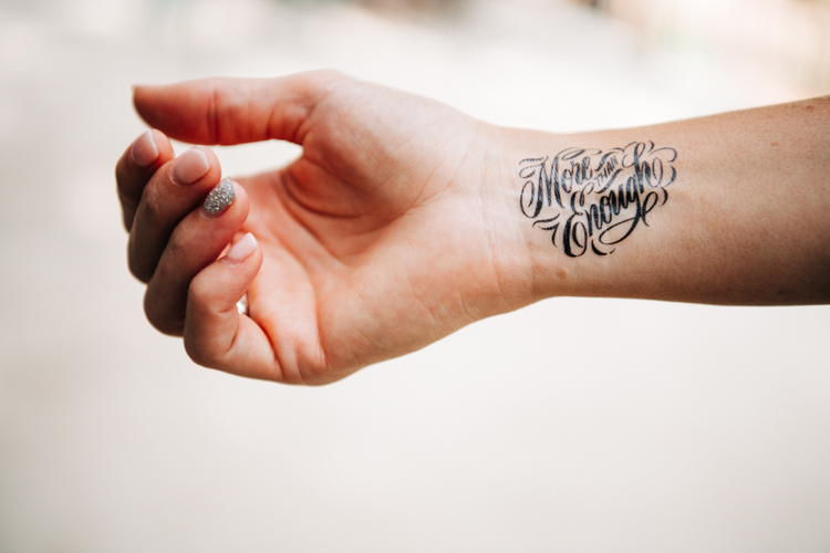 24 Meaningful I Am Enough Tattoo Design Ideas for You  Tattoo Twist