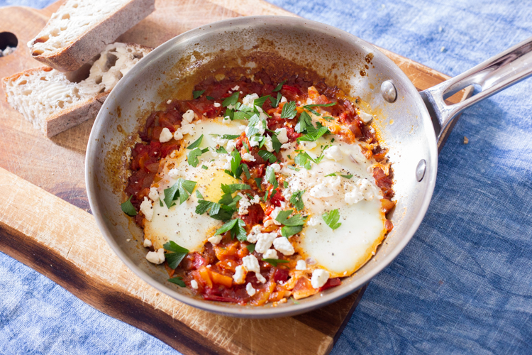 Simple Make Ahead Shakshouka - Live Free Creative Co