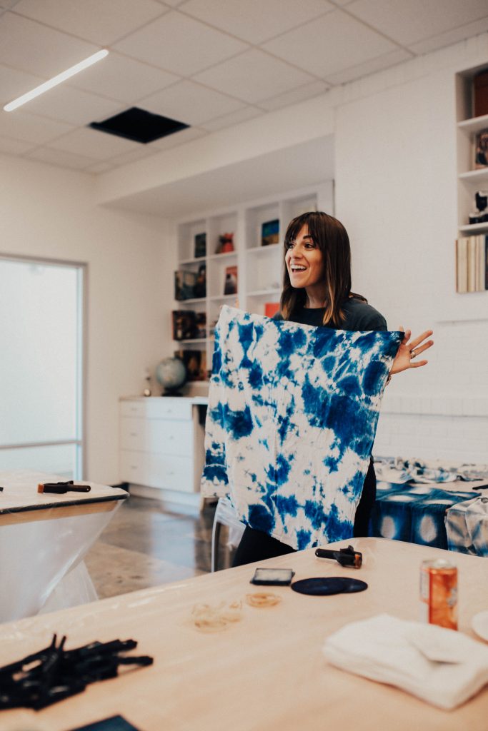 Indigo + Shibori digital workshop